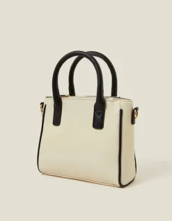 Accessorize Two-Tone Faux Leather Handbag