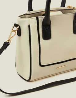 Accessorize Two-Tone Faux Leather Handbag