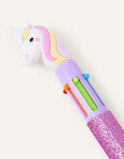 Accessorize Unicorn Six Colour Pen
