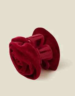Accessorize Velvet Corsage Claw Clip