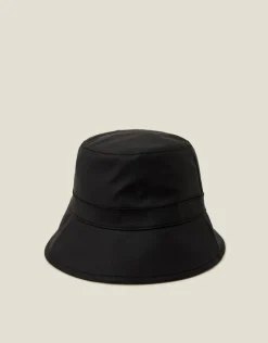 Accessorize Water-Resistant Rain Hat Black