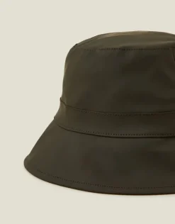 Accessorize Water-Resistant Rain Hat Green