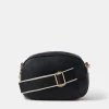 Accessorize Webbing Strap Small Crossbody Bag Black