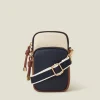 Accessorize Webbing Strap Zip Phone Bag