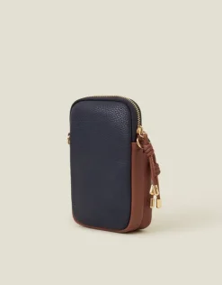 Accessorize Webbing Strap Zip Phone Bag
