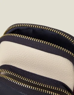 Accessorize Webbing Strap Zip Phone Bag
