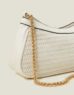 Accessorize Woven Chain Shoulder Bag