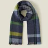 Accessorize Woven Check Blanket Scarf