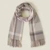 Accessorize Woven Pastel Check Blanket Scarf