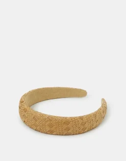 Accessorize Woven Raffia Headband