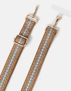 Accessorize Woven Webbing Phone Strap