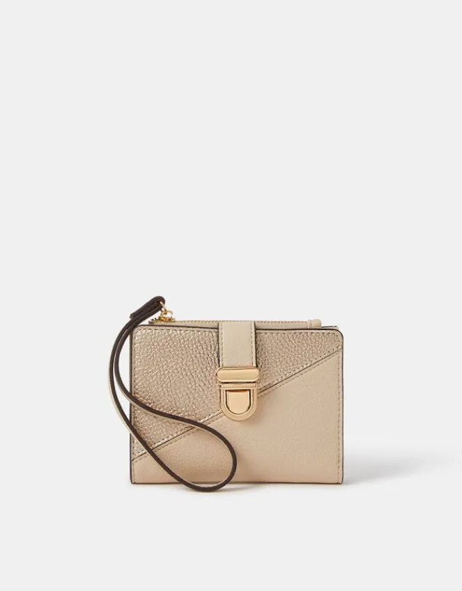 Accessorize Wrist Strap Push Lock Purse