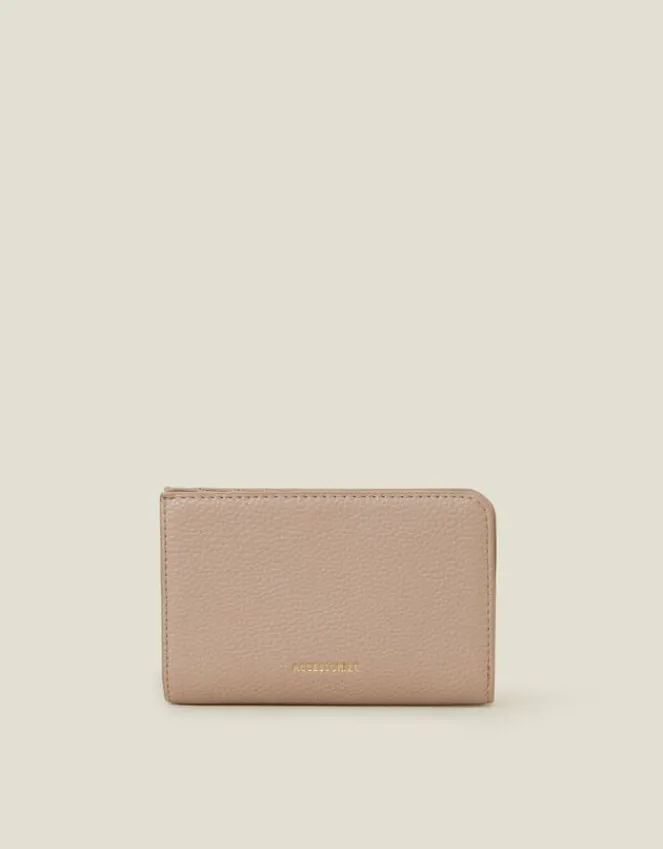 Accessorize Zip Pocket Purse Mink